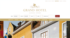 Desktop Screenshot of grandhotel-alingsas.se